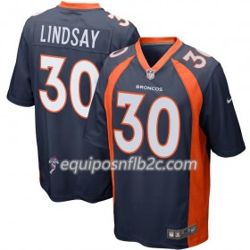 Camiseta Hombre NFL Denver Broncos Phillip Lindsay 30 Nike Azul